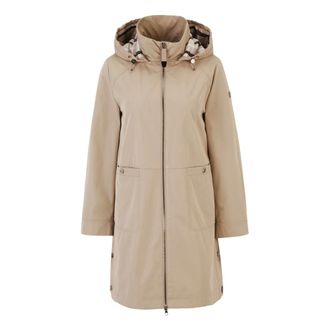 Betty Barclay Jassen, Dames, Bruin, M, Casual outdoorjas met afneembare capuchon