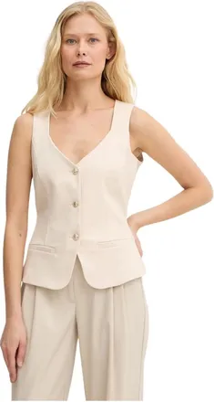 Guess Dames, Jassen, Beige, Maat: XL Viscose