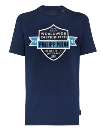 Philipp Plein T-Shirt Ronde Hals Ss Crest