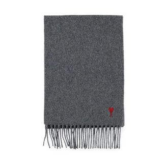 Ami Sciarpa in lana De Coeur - - Accessories - unisex - Grigio - ONE SIZE