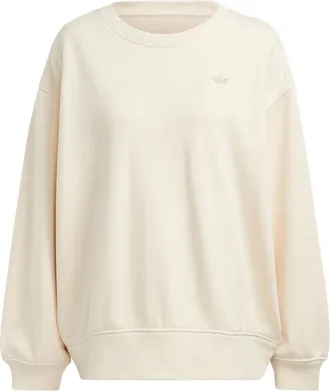 adidas (WMNS) adidas Premium Essentials Oversized Sweatshirts White IC4977