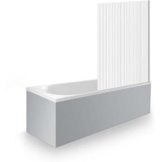 Duravit Ba&ntilde;era Derecha Duravit D-neo 1700x750mm + Mampara De Ba&ntilde;era Recta Aurys Raywall Cromo