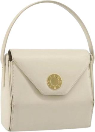 Givenchy Pre-owned Handtas - Dames - Vintage Handtas - Beige - ONE Size - Leer - Vintage