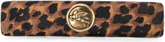 Etro Pegaso Luipaardprint Haarclip - Dames - Haaraccessoires - Bruin - ONE Size - Accessoires