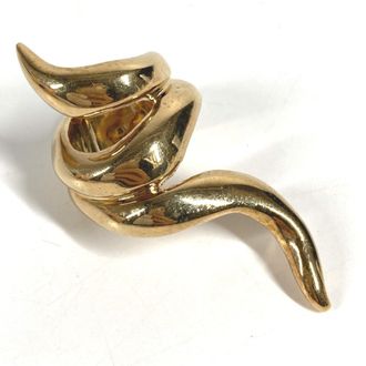 Louis Vuitton Gold Metal Band Ring (Pre-Owned)