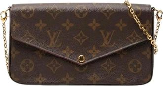 Louis Vuitton Pre-owned Clutches, female, Brown, Size: ONE SIZE Pre-owned Vintage Clutch