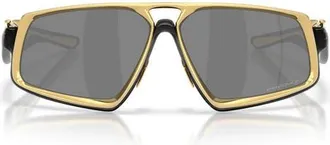 Oakley Massillon 61mm Polarized Rectangle Sunglasses in Black Ink/prizm Black at Nordstrom