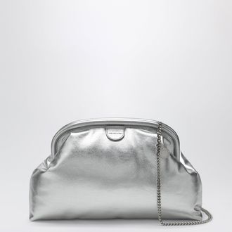 Stella McCartney Silver metallic padded Falabella clutch