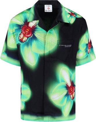 Casablanca Camicia Orchid Glitch