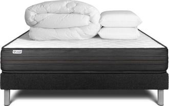 VITALIT Pack Colch&oacute;n Negro Espuma Viscoel&aacute;stica 140 X 190