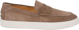 Tod's Cassetta 04L Loafers - Heren - Loafers - Bruin - 44 1/2 EU - Leer - Schoenen