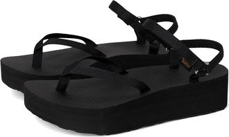 Teva Flatform Sandal Slim Womens Sandals Black : 11 B - Medium