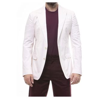 Dolce & Gabbana Blazers, male, White, M, White Jacket