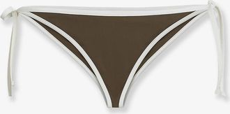 Brunello Cucinelli Slip mare in nylon con profili in contrasto - BRUNELLO CUCINELLI - gender_Woman