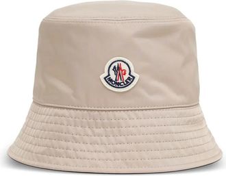Moncler Cappello bucket con applicazione - Toni neutri