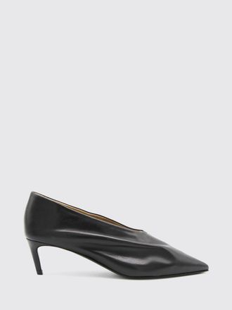 Khaite D&eacute;collet&eacute; Miriam in pelle drappeggiata con tacco medio a stiletto