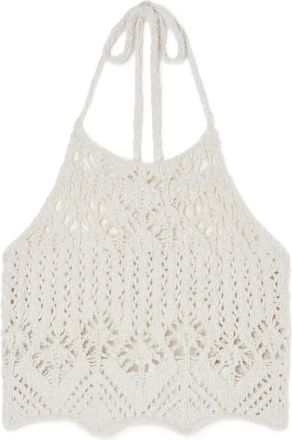 Alanui Lagoon Romance gehaakte top - Wit