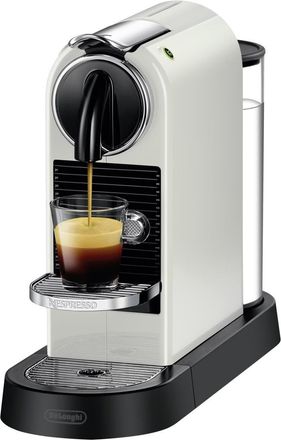 DeLonghi Nespresso Delonghi Citiz En167.w - Cafetera Monodosis De C&aacute;psulas Nespresso, Compacta, 19 Bares, Apagado Autom&aacute;tico, Color Blanco