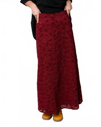 FRNCH Hebert Bordeaux Skirt In Burgandy