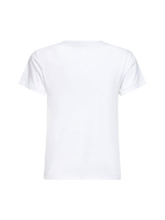 Polo Ralph Lauren Womens Crewneck T-Shirt Classic-Fit White Cotton T-Shirts & Jerseys