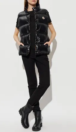 Moncler Puffer Vest Badia, Womens, Black
