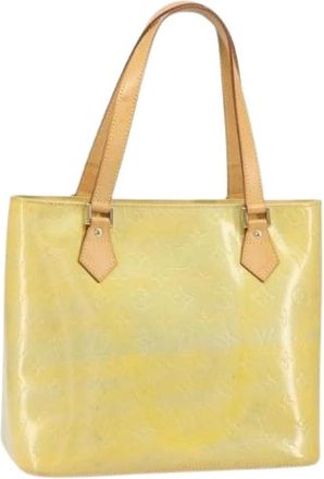 Louis Vuitton Pre-owned Tote Bags, female, Yellow, Size: ONE SIZE Pre-owned Leather Tote Bag