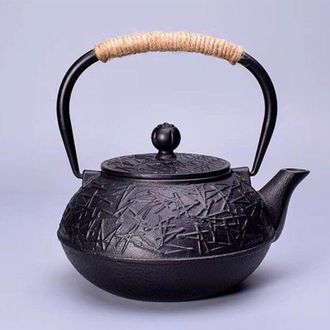 OEM Tetera De Hierro Fundido Con Colador Tetera De Hierro Fundido Con Filtro De T&eacute; Tetera De Hierro Fundido Con Agujas De Pino De 900 Ml Tetera De Hierro 