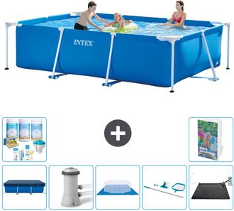 Intex Piscina Con Estructura Rectangular - 300x200x75 Cm - 7-piezas S21119