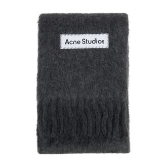 Acne Studios Wool Scarf - Gray