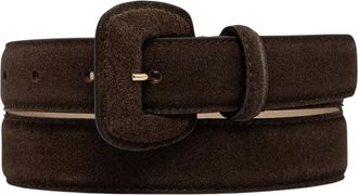 Gianni Chiarini Accessoires, Dames, Bruin, S, Su&egrave;de, Logo-gegraveerde Su&egrave;de Riem