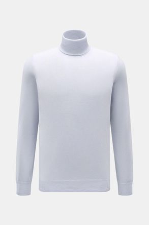 Braun Hamburg Men - Cashmere turtleneck jumper light blue