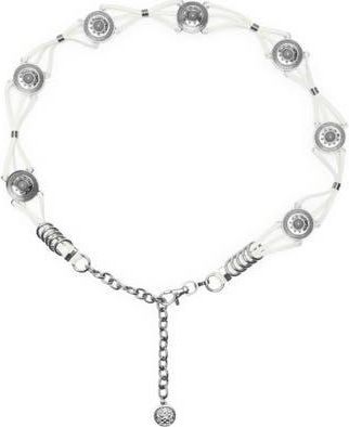 Vince Camuto Resin Concho Faux Leather Belt in White at Nordstrom Rack, Size Large/x-Large