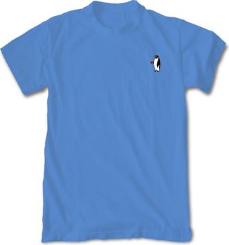Riot Society Riot Penguiln Cotton Crew T-Shirt in Blue at Nordstrom Rack, Size X-Large