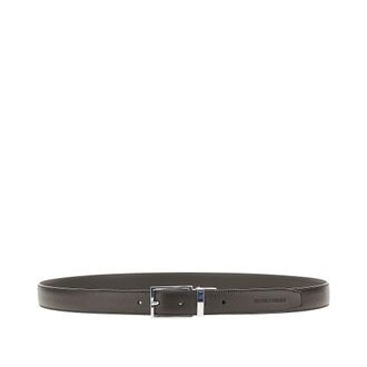 Emporio Armani Leather reversible belt Man One Size