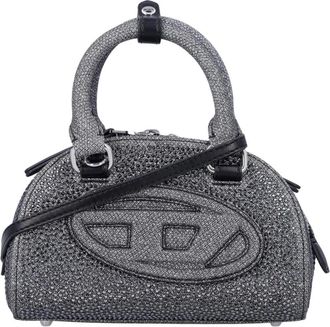 Diesel 1DR Dome Crossbody - Dames - Handtassen - Grijs - ONE Size - Polyester - Tassen