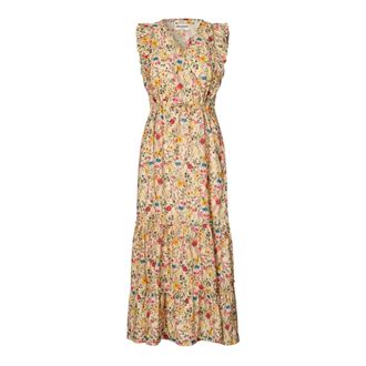 Lollys Laundry Maxi Jurk - Dames - Casual kleedjes - Veelkleurig - XL - Kleedjes