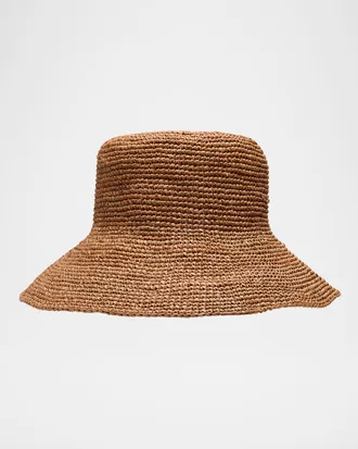 Rag & Bone Jade Raffia Bucket Hat