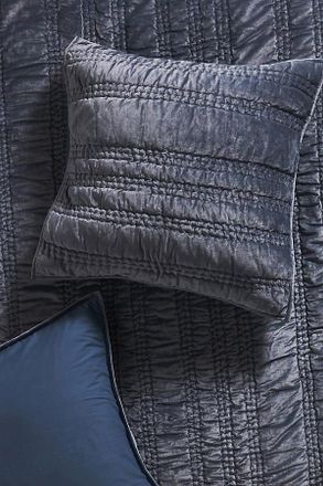 Anthropologie Lustered Velvet Alastair Euro Sham