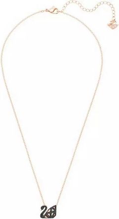 Swarovski Facet Swan Necklace - Dames - Kettingen - Geel - ONE Size - Accessoires