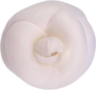 Chanel Vintage stoffen broche camelia