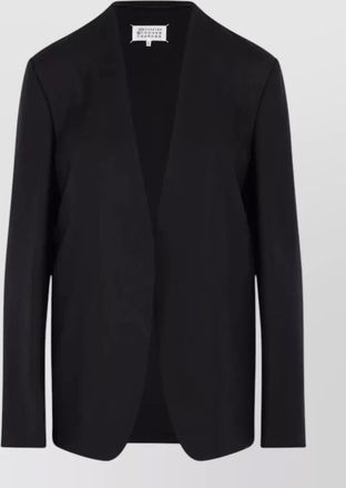 Maison Margiela virgin wool open blazer