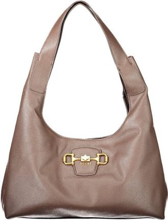 Guess Brown Polyurethane Womens Womens Bag