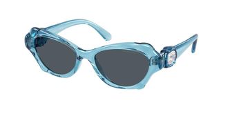 Swarovski SK6050 107887 Womens Sunglasses Blue Size 52