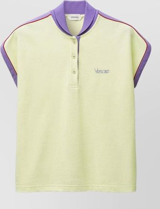 Versace cotton polo shirt