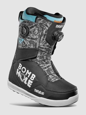 Thirty Two ThirtyTwo Lashed Double Boa Bomb Hole 2024 Snowboard Schoenen zwart