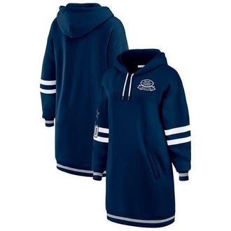 WEAR by Erin Andrews Womens WEAR by Erin Andrews Navy Dallas Cowboys Hoodie Dress at Nordstrom, Size Xx-Large