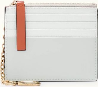 Furla Grazia Porta Carte Di Credito S Panna Bianco Pelle Di Vitello Morbida Roma Color-block + Pelle Di Vitello Granata Donna