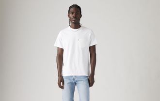 Levi's Classic Pocket Tee - Mens - 2XL - White
