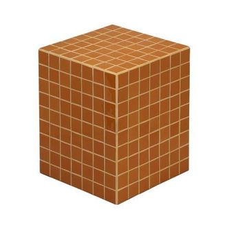 Jonathan Y Designs Callista 18 Modern Bohemian Ceramic Tiled Rectangle End Table in Burnt Orange at Nordstrom