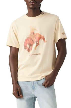 Levi's Cowboy Relaxed Fit Graphic T-Shirt in The Original Rutabaga at Nordstrom, Size Xx-Large
